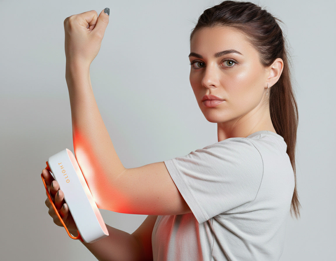 Trattamento luce rossa e infrarosso Glight per ridurre acne, rossori e infiammazioni